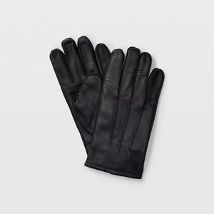 Men’s Club Monaco Tech-Enabled Leather Gloves